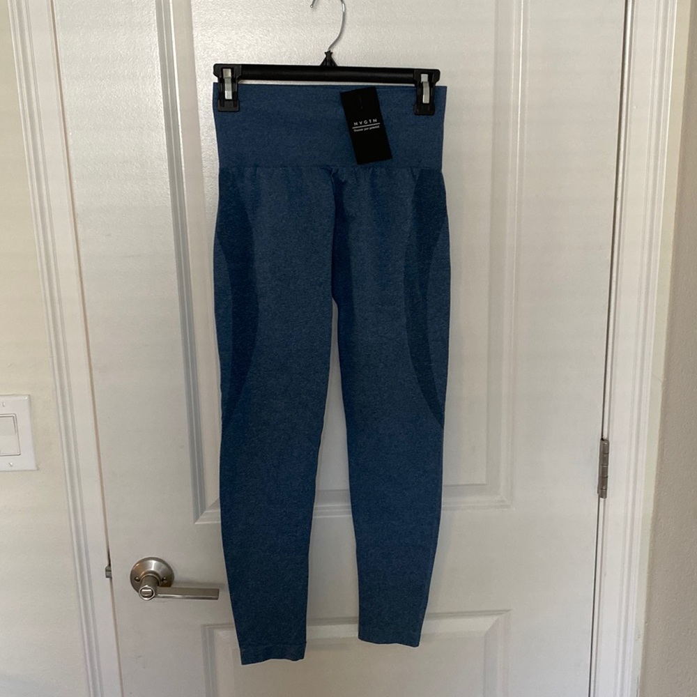 NVGTN Blue Contour Leggings Brand New Size Medium